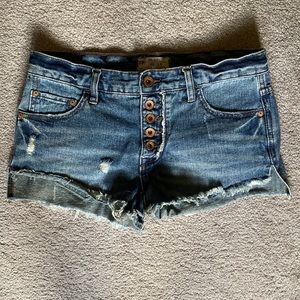 Free People Jean Shorts